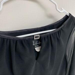 SL Fashions Black Witchy Dress Womens 8